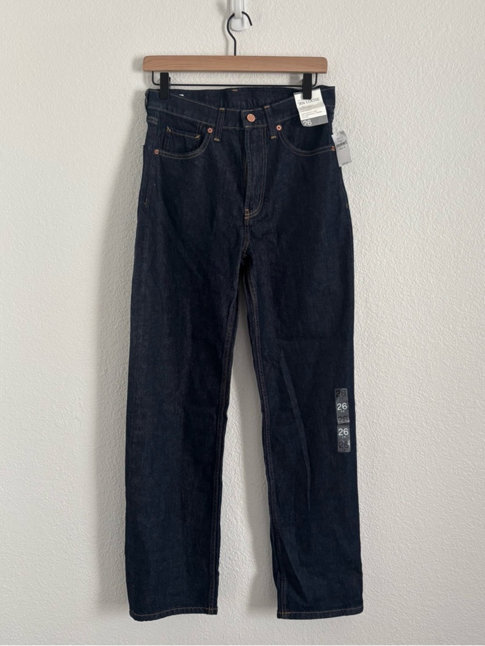 NWT GAP Women's Size 26/2 Blue High Rise 90s Loose Jeans